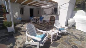 Patio nebo venkovní prostory v ubytování Beach House Paraporti