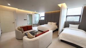 Cheomdan Lantana Hotel客房内的一张或多张床位