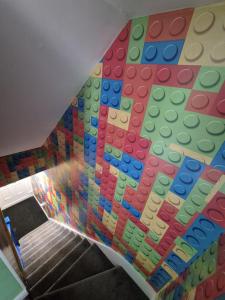a lego room with a lego wall at The Lego themed house in Windsor