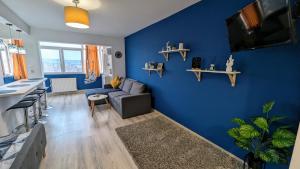 TV a/nebo společenská místnost v ubytování The View1