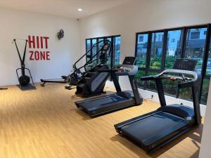 Fitness centrum a/nebo fitness zařízení v ubytování Cheras Trader Square By JR Lovely Homestay