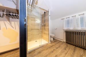 Koupelna v ubytování Hôtel Alphée + 18 fotografií