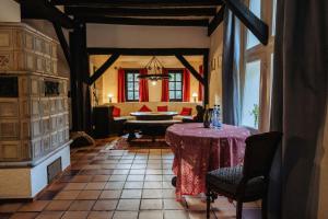 Istumisnurk majutusasutuses Außerhalb2 - Gästehaus Mühlstein