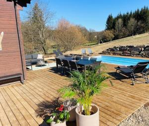 Piscina a Chalet cosy Francorchamps o a prop