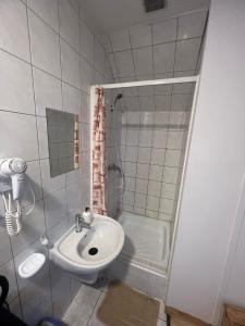Koupelna v ubytování U Szermierzy