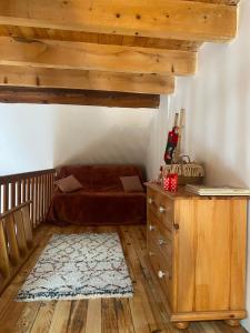 O zonă de relaxare la Chalet cosy à la montagne