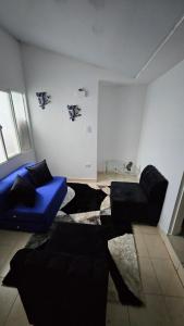 Χώρος καθιστικού στο Lindo y cómodo apartaestudio La bastilla