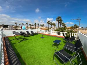 En balkon eller terrasse på Casa Marina