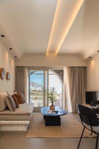 Posezení v ubytování Depalyma Suites