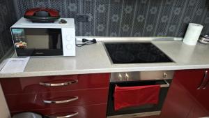 Kuchyň nebo kuchyňský kout v ubytování Balcony view