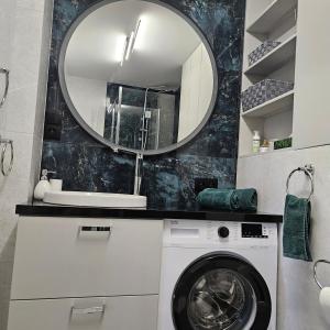 Kúpeľňa v ubytovaní Apartament Deluxe Centrum Warszawa