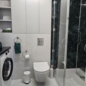 Kúpeľňa v ubytovaní Apartament Deluxe Centrum Warszawa