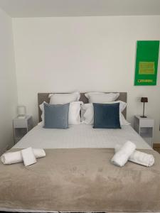 Postel nebo postele na pokoji v ubytování Horizon Sea view from Balcony - close to Casino Monte Carlo Monaco - Parking available upon request-availabilities