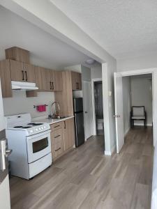 Kuchyň nebo kuchyňský kout v ubytování Paradise Motel