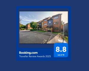 a picture of a house on a street at Misk Homes #2 Near Heathrow Airport, shops & Brunel University - Free Parking in Uxbridge