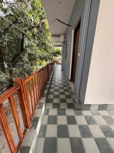 Balkón nebo terasa v ubytování Corbett The Vedant