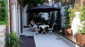 Patio nebo venkovní prostory v ubytování Corte Merighi Charming Rooms