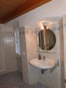 Koupelna v ubytování B&B Ploncher