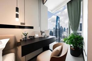 Posezení v ubytování 和樾 City View Hotel - Guangzhou Taikoo Hui Zhujiang New Town Tianhe Sports Cente-Canton Fair