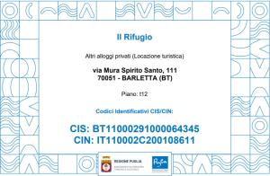 Certifikát, hodnocení, plakát nebo jiný dokument vystavený v ubytování Il Rifugio