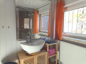 Posezení v ubytování Ferienwohnung-Ihle Olbernhau