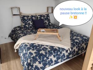 Postel nebo postele na pokoji v ubytování La pause bretonne