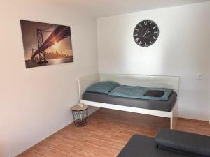 Χώρος καθιστικού στο Viktoria's Wohnung in Kaarst