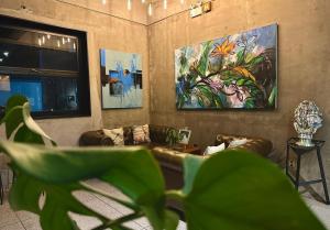 Area soggiorno di Suzhou Unique Space Design Art Hotel