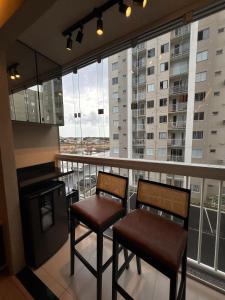 En balkon eller terrasse på Apartamento Aracaju