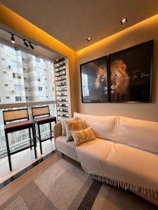 Et opholdsområde på Apartamento Aracaju