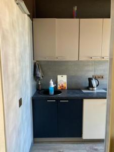 Kuchyň nebo kuchyňský kout v ubytování KVETa + 5 fotografií