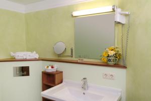 Koupelna v ubytování Hotel Leicht