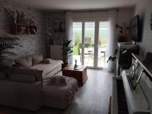 Ruang duduk di Chambre chez l'habitant