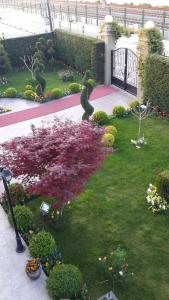 A garden outside Pendik Marine Hotel