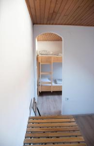 Postel nebo postele na pokoji v ubytování Hiša Bistrica