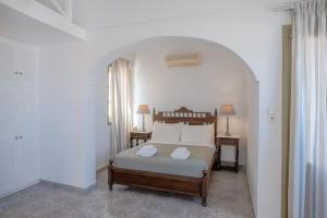 Letto o letti in una camera di Aldea