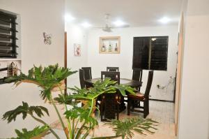 Χώρος καθιστικού στο Villa Odalys Cozy Mexican style house