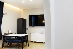Nhà bếp/bếp nhỏ tại Hotel Intro Chuncheon