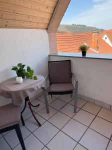 Balkón nebo terasa v ubytování Wertheimer Gasthaus Hotel & Restaurant