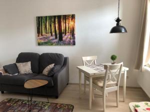 Posezení v ubytování Ferienwohnung Zur alten Waage