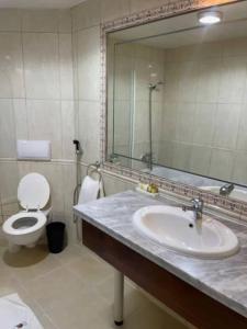 Koupelna v ubytování Hotel Barmoi