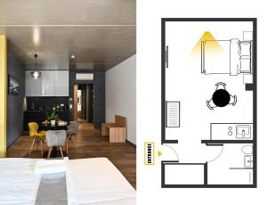 Posedenie v ubytovaní Zafír Apartman Sárvár