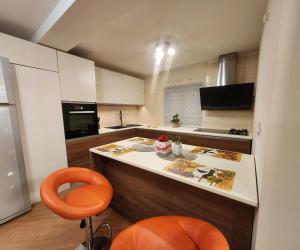 Nhà bếp/bếp nhỏ tại Cristina Luxury Apartment