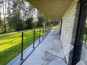 Balkón nebo terasa v ubytování Point de Vue Caleste