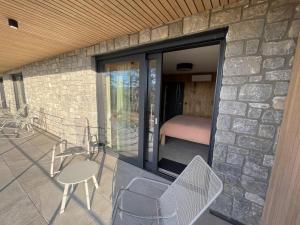 Balkón nebo terasa v ubytování Point de Vue Caleste