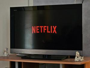 Televízia a/alebo spoločenská miestnosť v ubytovaní Appartement T2 calme - WiFi