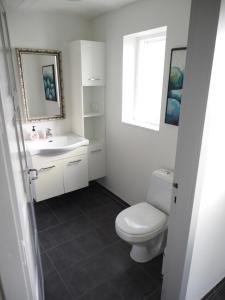 Koupelna v ubytování Skovgårdens Apartment + 18 fotografií