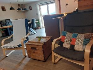Posezení v ubytování Winstub du vigneron
