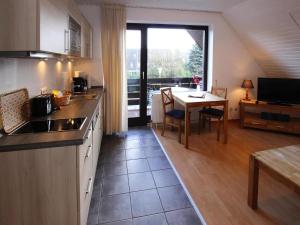 Nhà bếp/bếp nhỏ tại Appartement in Westerland auf Sylt