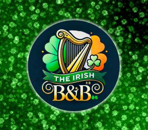 萨拉热窝Alen的绿色背景上带有竖琴的徽章